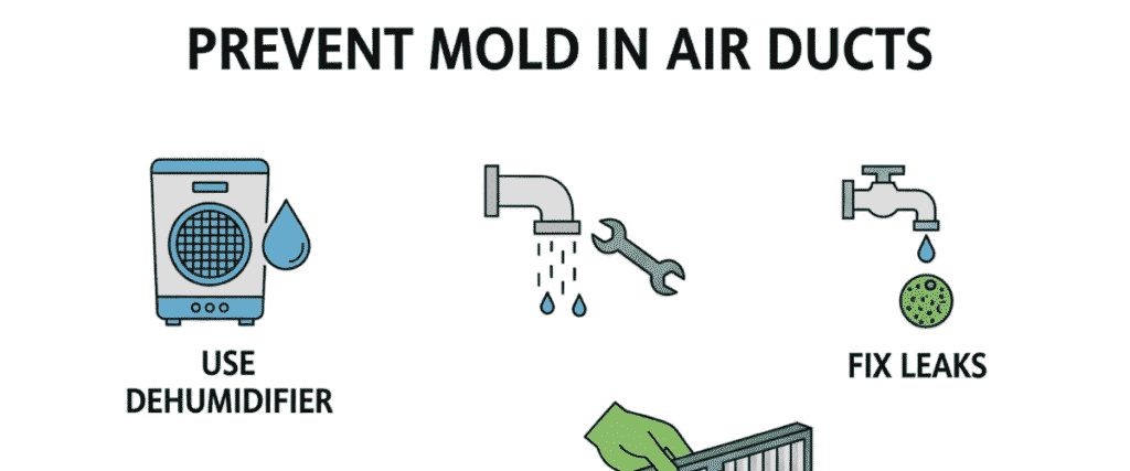 How to Remove Mold from Air Ducts: Signs, Causes, and Effective Methods