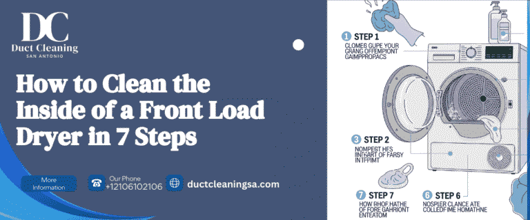 How to Clean the Inside of a Front Load Dryer in 7 Steps