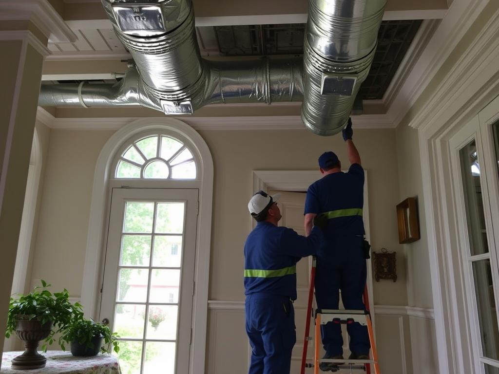 Historic Alamo Heights home with specialized air duct cleaning service